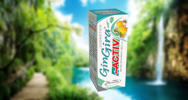 GinGira Activ в острата фаза на раздразнение и възпаление на кожата